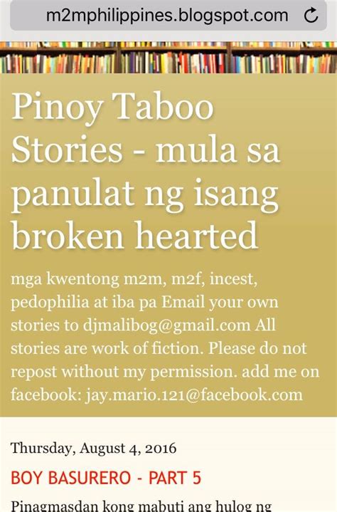 m2m sex story|Taboo Manila: Abuso .